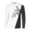 Skjortor Golfkläder Men Sports and Leisure Golf Wear Outdoor Breattable Antipilling Polyester Quick Dry Longsleved Tshirt Polo
