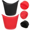 Ensembles de vaisselle 2 PCS Popcorn Backt Sacs Holder Silicone Containers Bowl Bowl Movie Night Silice Gel Réutilisable Microwavable