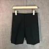 Short masculin pantalon d'été pour hommes Suit de couleur unie avec fermeture éclair à la jambe large pour le style de street