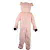 2024 Halloween fofo rosa porco mascote de fantasia Adeços promocionais de fantasia Costumes Fantsuit Fursuit Costumes