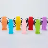 Robot Chewy Pendant Silicone Oral Sensory Chew Necklace Baby Teethers Robot Pencil Topper Toething Toy Buddy Sensory Chew Aid ZZ