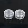 50pcs Jar cosmétique 5G Small Vide Cosmetic Rechargeable Bouteilles Plastique Fidodow Makeup Face Crème Jar Pot Continier