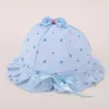 Caps Hats Junyeh Babys Spring Summer Sun Hat 0-8 maanden Leuke verstelbare babyvisser Caps emmer hoeden Pasgeboren hoofddecoratie D240425