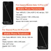 Telas Super AMOLED para Xiaomi Redmi Nota 10 Pro LCD Tela LCD Tela para Xiaomi Poco X4 Pro LCD M2101K6G 2201116PG Visor Substitua peças