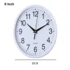 Zegar zegar ścienny kwarc kwarcowy Zegar 8 cali 20 cm zegar ścienny nowoczesna dekoracja vintage projekt domowy sypialnia nordycka krótka zegar retro zegar retro