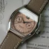 Wristwatches FARASUTE Men Luxury Watch 36mm Tonneau Quartz Wristwatch Classic Thicknee 9.4mm Sapphire Mirror Multi Dial Week Date VH64