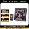 Frame Divoom Pixoo Pixel Art Digital Photo Frame Room Home Decor Anime Kawaii LED Display zegar ścienny