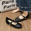 Dress Shoes Comemore Soft Sole Mary Jane Women's 2024 Spring Shoe Women Sandals With Heels Casual Elegant Leather Pumps Summer