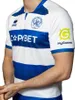 24 25 Queens Park Rangers 축구 유니폼 2024 홈 화이트 블루 QPR 축구 셔츠 C.Willock Maillot L.Dykes Armstrong A.Adomah M.Bonne 2025 남성 Maillot de Foot Promotion