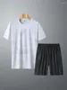 Suits-survêtements masculins 2024 Été 2 Pièces Sets Plus taille 8xl 7xl 6xl t-shirts shorts pour hommes Vêtements à manches courtes