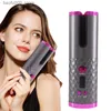 Curling Irons Cordless Automatic rotierende Keramik -Locken -USB -Ladung Automatisch Curling Iron LED -Temperatur Wellen Wellen Curler Q240425