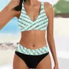 Women's Swimwear Sexy Sequin Bra & Brief High Waisted Bikini Sets Two Piece Swimsuit Women Push Up Y2k Separates Mujer Summer Beach