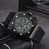 Multifunctionele nieuwe ontwerper luxe Moissanite Watch Date AP Mens horloges Alle Dial Work Quartz Chronograph Clock Men Bekijk volledige functie