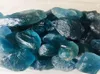 100g rå naturlig Gemmy Gemstone Quartz Stone Gravel Healing Rough Blue Fluorite Quartz Tumbled Stone For Ornaments Gift T2001179621230