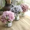 Decorative Flowers 5 Pieces Of Large White Silk Artificial Peony Flower Heads For Wedding Decoration Faux Bouquet Home Decor