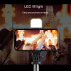 Sticks Xiaomi Selfie Selfie Stick Bezprzewodowy Bluetooth Zdalny przenośny statyw z wypełnieniem Light Showter Reciote Control Uchwyt telefonu
