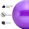 Yoga Balls Ball 65cm Anti Burst Professional Quality Design Pilates Exercice avec pompe rapide pour le fitness Gym Stabilité NCE Drop délivre Dhijg