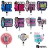 Autre décoration intérieure 5 pcs / lots clés de mode Anneaux de bureau Série médicale Série médicale Cakees Cakees et gants en caoutchouc Badge Scrub de brouette Life Girl W Dheb9