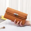 designer keilly bag Womens Wallet 2024 Long Leather Handheld Small Bag Palm Pattern Purse Card