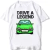 メンズTシャツドライブThe Legend Twingo 90s Car TシャツユニセックスサマーメンズショートSlve Harajuku White Hip Hop Casual Boy TS Fashion Man Tops T240425