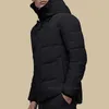 Luksusowy projektant Canadian Mens Down Parkas Jackets Winter Hoodied Outdoor Canada Kurtka Para czarny płaszcz kamuflażu 121303