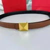 Proste pasy designerskie dla mężczyzn Ceinture Luxe Senior Women Belt Cinturones de Diseno Retro Pase Pas Pasp Top Luksusowa szerokość 2,5 cm 3,0 cm GA07 H4