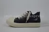 Casual schoenen Owen Seak Men Luxe trainers Echt lederen Dikke veter dames sneakers Spring High Street Loafers Boots Black