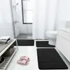 Banyo paspasları olanly bellek köpük mat halı ultra yumuşak ve kaymaz banyo halıları su emici makine yıkanabilir banyo halı duş ayak paspasları