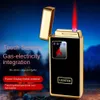 Wholesale New Without Gas-Electric Integrated Lighter Touch-Sensitive Induction Ignition Direct Jet Flame Iatable Lighter