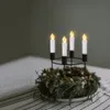 Bougies LED avec des flammes clignotantes battant la batterie de Noël à la bougie de bougie à distance des années de télécommande décoration fausses bougies 240417