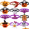 Cost Costumes 50pcs Halloween Dog Bowties pour les petits chiens Collier à nœud papillon