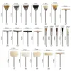 Bits 1PC Nail Force Bit Nettoyage Brosse de manucure électrique portable Perceuses en cuivre Drillage de fil de bricolage Nettoyant Nail Art Accessoires