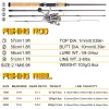 Accessoires Spining Fishing Rod Set 2.1m kurk handvat koolstofvezel visstang en metalen spoel spinnen reelbas crappie visstang set