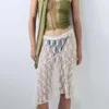 Röcke Hirigin Frauen y2k Spitze Maxi Rock Sommer sexy durch lange lässige Boho Fairy Grunge Midi