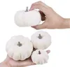 12st Halloween Artificial White Pumpkins Harvest Fall Thanksgiving Decoration for Trade Fair School Shopping Mall15744617