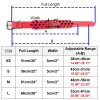 Kragen 2inch breedte zacht lederen bezaaid hondenkraag zwarte klinknagel spiked kraag voor middelgrote grote honden pitbull pestketting 1524 "