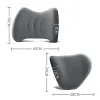 Pillow Ergonomic Car Seat Headrest & Lumbar Cushion Set Memory Foam Car Pillow Driver Neck Rest Support Pad