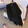 Robes décontractées ehqaxin robe en tricot pour femmes mode 2024 automne d'hiver coréen élégant pull d'élégant pull lâche pour dames m-4xl