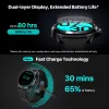 Montres TicWatch Pro 5 Wear Os Smartwatch construit 100+ modes de sport 5ATM WaterResistance Compass NFC et 80HRS Battery Life for Android