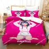 sets Oshi no ko Bedding Set Cartoon Anime threepiece set Adult Kid Bedroom Duvetcover Sets 3D Kawaii Girls colcha de verano cama