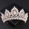 CAPELLI DELLA CAPELLI DELLA MAVERE CROURO CRIDELLO CRIDESTON CROUNA TIARA PER DONNA BRIDE PROPRIO LUGO DI LUSSO Diadem Accessori per capelli da sposa per matrimoni Crown Crown D240425