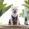 Vêtements pour chien animaux de compagnie de vêtements d'été jupe imprimement mignon de veste chiot