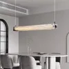 Simplicity Cloud Fog Glass Chandelier Modern Restaurant Bar bar counter Long Strip Hanging Lamp LED 110V 220V 230V Pendant Light Fixture