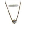 Marca de designer Carter clássico colar de diamante clássico grosso 18k ouro um colarinho de colarinho de colarinho de colarinho de colar