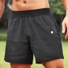 Lu Lu L Men Yoga Sports Shorts extérieur Fitness Shorts secs Séchés Couleur Solie Casual Running Quarter Pant Designer Clothing 5798