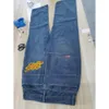 Kvinnors jeans japanska 2000 -tals stil jnco jncos y2k pantalones de mujer pants baggy för wowen kläder största trashy ropa estetic jinco