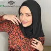 Hijabs Muslim black chiffon hijab abaya ramadan hijabs for woman abayas dress jersey turban head scarf instant undercap modal viscose d240425