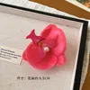 Orchid Hair Clip For Woman Artificial Flower Hairpins Cute Wedding Party Side Clip Hair Accessories Gifts bde