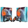 Klistermärken Fashion Skin Sticker Decal för Xbox 360 E -konsol och 2st Controller Skins klistermärken