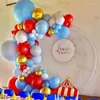 Party Decoration 1Set Balloons Garland Arch Kit For Birthday Baby Shower Decors Ballons Red Blue Circus Carnival Theme Globos